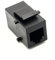 RiteAV Schwarz RJ11/RJ12 Telefon Keystone Jack Weiblich zu Weiblich