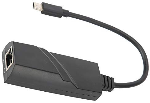 PUSOKEI Adaptador Gigabit Ethernet 1Gbps USB 3.0 a Rj45 Adaptador Tipo -C Adaptadar de Interfaz Ultrafino para teléfonos móviles Libros portátiles Tablet Computadoras