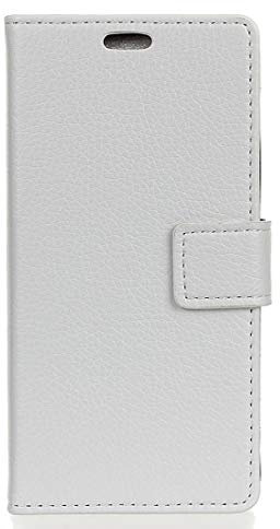 MDYHMC YXCY Aydd Litchi Texture Horizontal Flip Lederetui Für Galaxie S10E mit Halter & Bilderrahmen & doppelseitige Schnalle (Color : White)