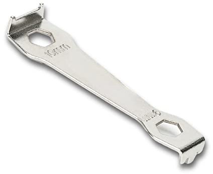 Clé à manivelle clé de roue à chaîne en acier clé pour plateau vélo pour vélo Compatible avec la plupart des marques de boulons de plateau clé plateau velo Handverktyg