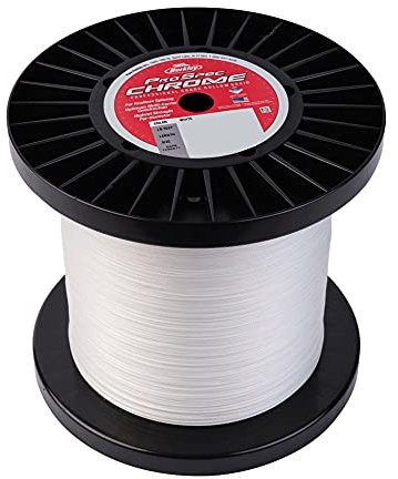 Berkley Unisex-Erwachsene ProSpec Chrom Premium Hohl Angelschnur, Weiss/opulenter Garten, 3000yd | 2743m