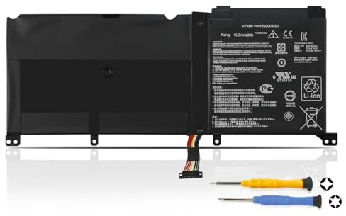 K KYUER C41N1524 Laptop Battery for Asus ROG G501VW N501VW ZenBook Pro UX501VW G501VW-FI034T G501VW-FI174T G501VW-FI074T G501VW-FY173T G501VW-FY031T G501VW-FY112T FY108T UX501VW-DS71T UX501VW-US71T