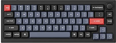 KEYCHRON Key Q2 Knopf 65% Alu RGB Gat Brown bk H Q2-M3-DE