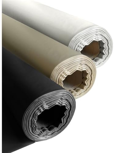 Jardin202 - Plástico para la Agricultura y Obra - Rollos de Plástico Protector Cubretodo | 400 Galgas - 4 x 50 m (200 m²) (Negro)