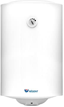 Regent - Termo Eléctrico 50 Litros, Calentador de Agua Eléctrico Vertical con Termómetro y Regulación Exterior 47x45x57 cm, Fabricado para ser Instalado en España