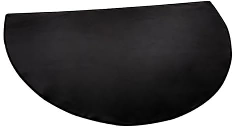 Fireproof Fireplace Mats, Fire-Resistant Protective HearthArea Mat, Half Round Heat Resistant Mat Hearth Guard Pad, Flame-Retardant Rugs, Fiberglass Carpet, Sparks Protective Mat S