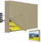 Easy-Going Outdoor TV-Abdeckung mit aufrollbarer Front Flach für 40-43 Zoll - wasserdichte und wetterfeste TV-Abdeckung für Flachbildfernseher - Kamel