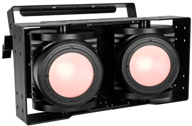 EUROLITE IP Audience Blinder 2x100W LED COB RGB+WW | Wetterfester Audience Blinder mit 2x 100-W-COB-LED in RGB+warmweiß