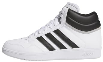 adidas Unisex Hoops 4.0 MID Shoes Schuhe, Cloud White/Core Black/Grey Two, 49 1/3 EU