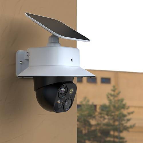 Kamera Halterung für eufy Security SoloCam S340, Verstellbarer Wetterfeste Dachrinnenhalterung mit Kamera Regenschutz Sonnenschutz Zubehör für eufy S340, Schützt die Kamera vor Regen & UV-Strahlen