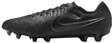 Nike Legend 10 Pro FG, Zapatillas de fútbol Hombre, Black/Black/Deep Jungle, 41 EU