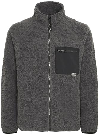 11 Project PRRomy Herren Zip-Jacke Fleecejacke Zipper Sweatmaterial