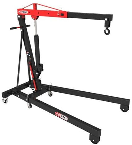 KS TOOLS 162.0020 Grue Mobile d'atelier - Grue d'atelier Pliante - Chevre | Grue mobile pliante, 2 t