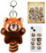 Red Panda Plush,14cm Roter Panda Kuscheltier,Kuscheltier Roter Panda mit 1 Satz Aufkleber,Roter Panda Plüschtier,für Kinder und Kann Auch Als Wachsendes Geschenk