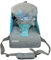 Priori Baby Albi – Silla Elevadora de Bebé Plegable con Cinturón de Seguridad, Silla Portátil para Comer, Compacta y Ligera (Azul)
