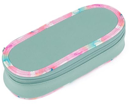 TOPGAL ETUI & Federmäppchen – Gepolstertes Federmäppchen für Schüler & Studenten, mit Zwippschluss, Gummischlaufen & Netzfach, 23×10×5cm (ETUE 25030)