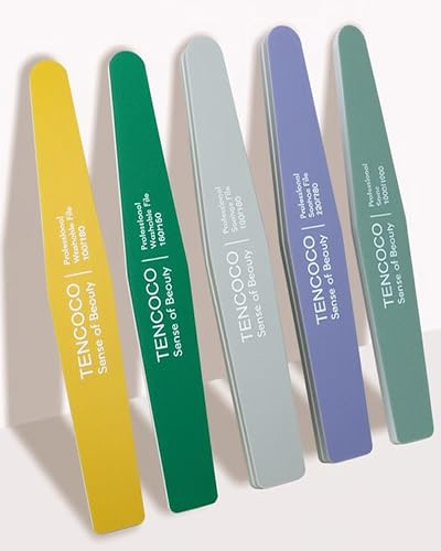6PCS Nail File and Buffer Set, Nail Files & Nail Buffer Blocks for Natural Nails, Emery Boards for Nails, Nail Files for Acrylic and Gel Nails 100/180/150/120/220/280/1000/4000 Grit