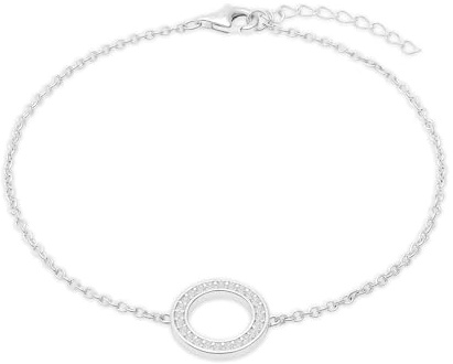 s.Oliver Damen Schmuck – Halskette, Armband und Ohrstecker aus 925er Silber mit runden Steindesigns – Klassisch, Zeitlos & Schön – Perfekte Geschenkidee