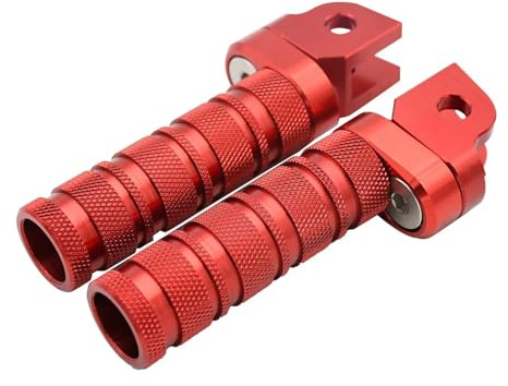 Cale Pieds Moto Compatible Avec Yamaha Pour XJ6 2009-2015 Pour XJR 1200 1994-1997 Pour XJR 1300 1998-2015 Repose-pieds Pédale Moto Pièces Repose-pieds(Red)