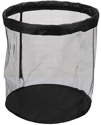 Purewtsry Outside Football Storage, Portable Balls Basket, Sports Ball Container Box Organizer Net, 60x60x62cm, for Outdoor Garden Garage Sports Pool Deck