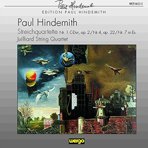 Hindemith: Streichquartett Nr. 1 C-Dur, Op. 2 / Nr. 4, Op. 22 / Nr. 7 in Es