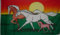 Pferde Pferdefamilie Fahne Flagge Grösse 1,50x0,90m - FRIP –Versand®