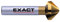 Exact 05562 - Svasatore conico, Ø 25,0 mm, 90°, HSS, rivestimento TiN, DIN 335C