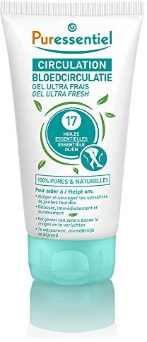 Puressentiel - Circulation - Gel Ultra-Frais - Aux 17 huiles essentielles - 100 pourcent pures et naturelles - Aide à soulager les sensation de jambes lourdes - 125 ml