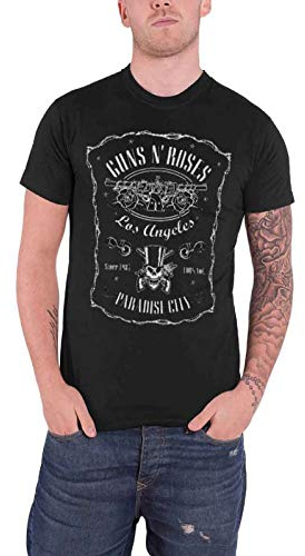 Official Rock T Shirt GUNS N ROSES Paradise City S