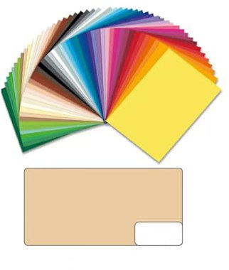 NEU Tonpapier 10er Pack 130g/qm 50x70 cm. Chamois