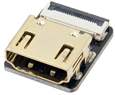 chenyang CY CYFPV FPC 20 poliger HDMI Flachstecker Buchse für Flachbandkabel, Raspberry Pi, GoPro, Mini-Display, Drohne, Kamera, Gimbal