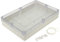 sourcingmap 15x10.2x3.35(380mmx260mmx85mm) Waterproof Large ABS Junction Box Universal Electric Project Enclosure Clear Cover Case