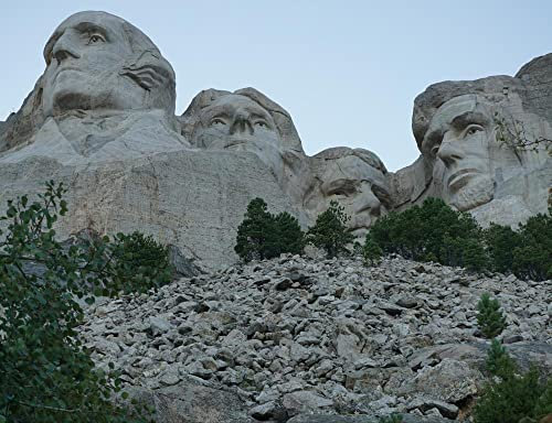 hansepuzzle 24713 - Mount Rushmore Puzzle 1000 Teile | Orte Puzzle mit hochwertiger Puzzle Aufbewahrung: Kartonbox und Wieder verschließbarem Beutel | Puzzle-Maße: 60 x 46 cm