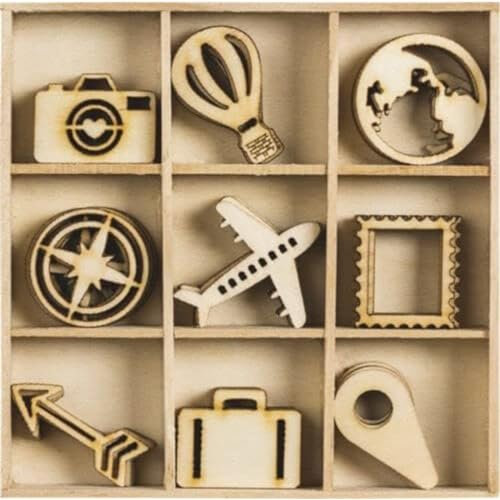 KNORR prandell Holzbox Ornament Reise 45er