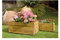 Nortene Fioriera Rettangolare In Legno Di Gaia 80x40x35 cm