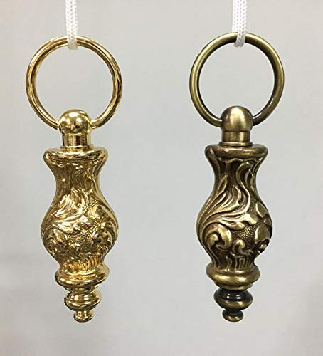 TENDICORDA Tenda CASA ANFORA Classico Fiocchi Oro Lucido TENDICORDA per Tende TENDIFILO Bastone Tenda POMELLO Tenda Accessori TENDAGGI TENDICORDE Tende Bastone per Tenda (Oro Lucido)