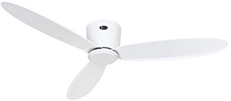 CasaFan Eco Plano II Deckenventilator, energiesparender DC-Motor, weiß, 132cm
