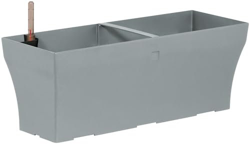 Geli Blumenkasten mit Wasserspeicher 'Neo-Line', Beton hell, Länge ca. 75 cm