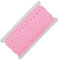 25m Zackenlitze Borte Zick-Zack-Borte auf Karte, 5/9mm breit, Viskose, waschbar, 15 Farben, Farbe:rosa