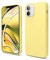 elago Liquid Silicone Case Kompatibel mit iPhone 12 Mini Hülle (5,4), Hochwertiges Silikon, Rundumschutz Handyhülle : 3-Layer Struktur Schutzhülle (Gelb)