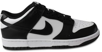 Nike Damen Dunk Low Sneaker, White/Black-White, 37.5 EU