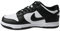 Nike Damen Dunk Low Sneaker, White/Black-White, 37.5 EU