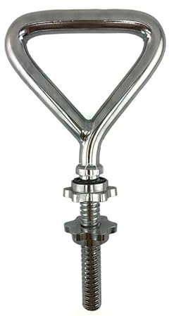 Manubrio Kettlebell regolabile in acciaio cromato adatto a inserire il peso a seconda dell'intensità del tuo programma di allenamento