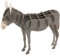 Fridolin 3D Papiermodell Esel