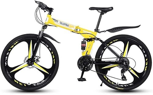 26 Zoll faltbares doppelt stoßdämpfendes Mountainbike Cross Country Speed Rennrad Aluminium faltbares einfaches One Click Faltrad A,26in