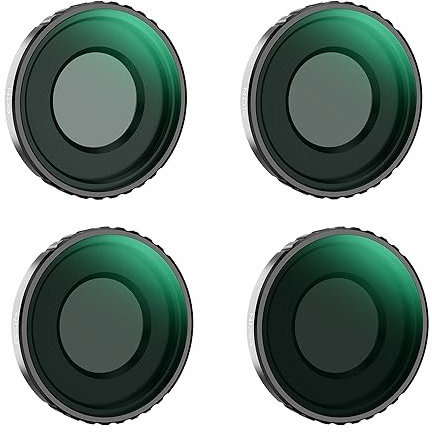 K&F Concept DJI OSMO Action 5 PRO Filtri per DJI OSMO Action 5 PRO/Action 4, Filtro ND8 ND16 ND32 ND64 Compatibile con DJI OSMO Action 5 PRO, Action 4 con 28 Strati Nano-Rivestimento