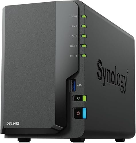 Synology DS224 avec 2x HDD Plus Series HAT3310 8To