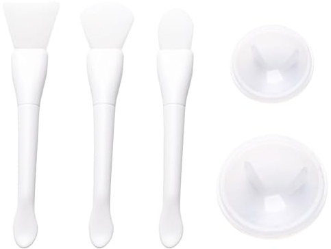 WANDIC Sealing Wax Stamp Scrapers Spoon Shaped Ball Shaped Scrapers Mixing Scrapers Spoon Silicone Cleaning Tools for Sealing Wax Stamp