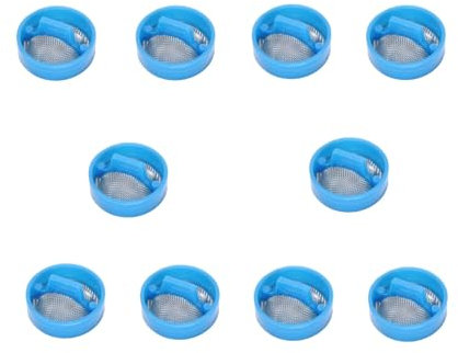 Ruimou 10 filtri per valvola di ingresso (20,2 mm x 5,9 mm), compatibile con Haier, Samsung, Blu, Industriale (Industrial), Pompa dell'acqua per lavatrice