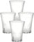 mille idee Set 12 Bicchieri In Vetro Bicchiere da Osteria Infrangibile 17 cl